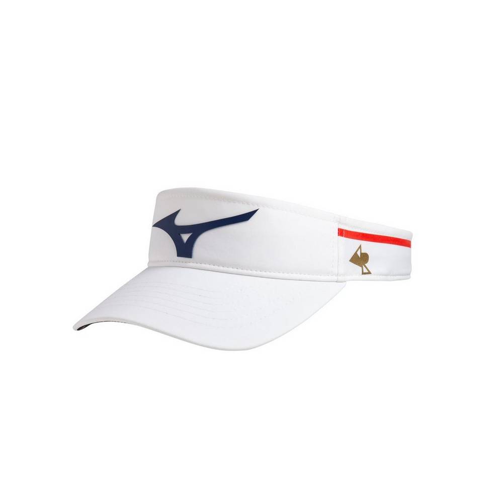 Mens Mizuno April Ross Visor White Philippines (IWNABS908)